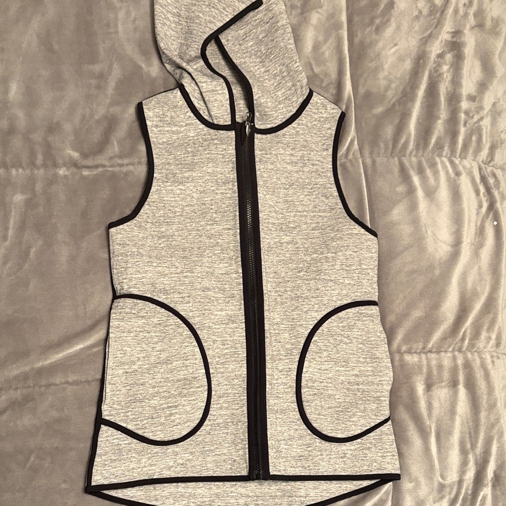Lululemon Athletica Gray Hooded Vest